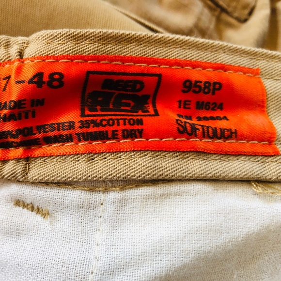 Khaki Tactical Pants 48 Inch Waist Mesh Pockets REX - Picture 2 of 4